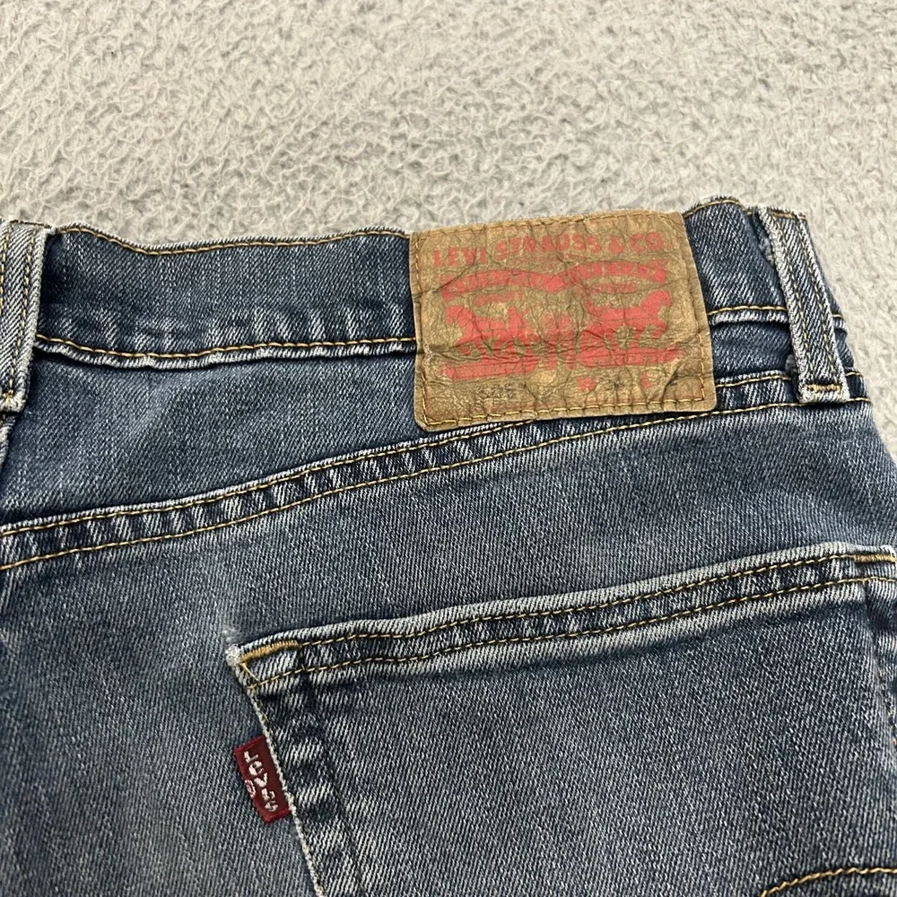 Levis Jeans Mens 34x32 (Fits 34x30) Blue Denim 505 Regular Straight American